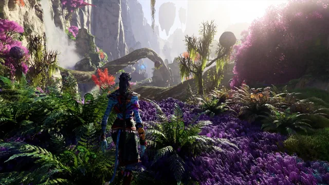 You stand in the middle of Pandora's vibrant Scenery - Avatar: Frontiers of Pandora 