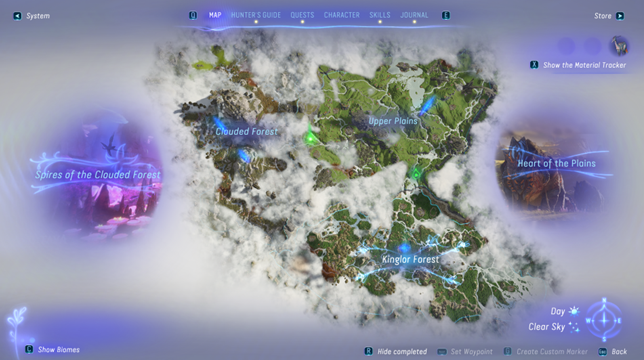 Map of Pandora