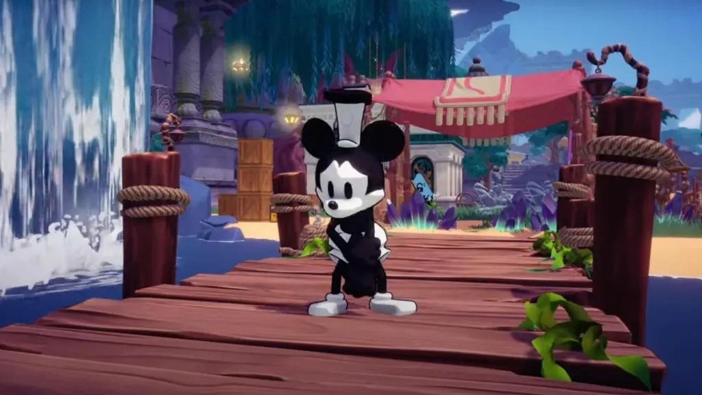 Black and White Mickey Mouse - DLC A Rift in Time - Dreamlight Valley