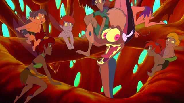 Batty performing his song and his experience with humans - FernGully: The Last Rainforest