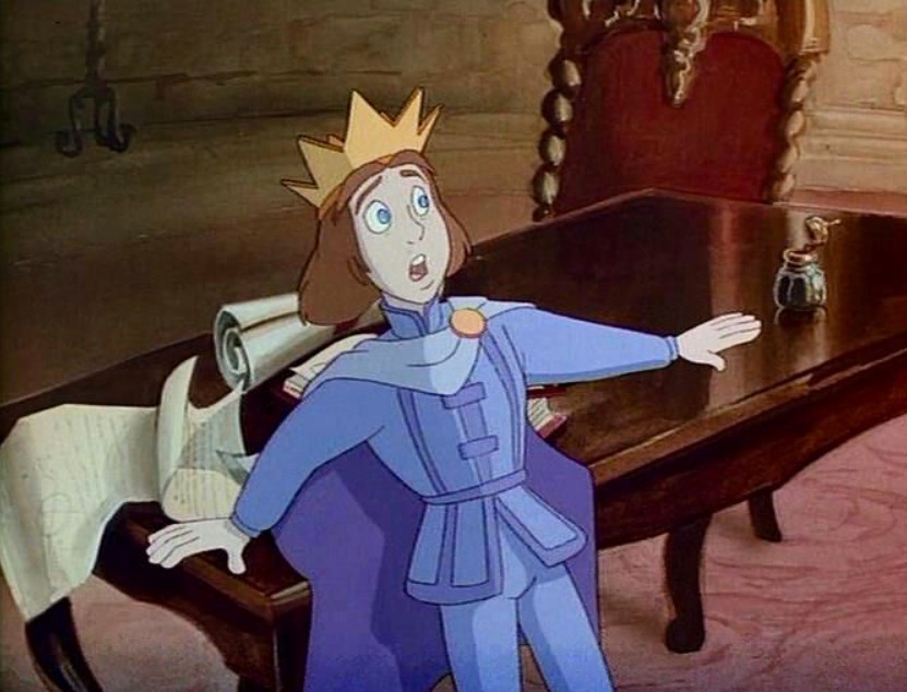 A young prince Frederic (Freddie) showing fear -  Freddie as F.R.O.7 