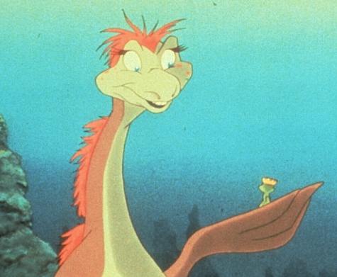 Nessie, the Loch Ness Monster and dear friend of Freddie -  Freddie as F.R.O.7 