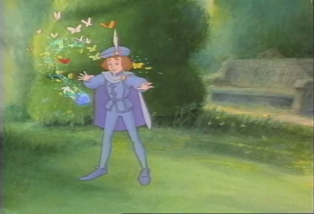 A young prince Frederic (Freddie) playing with butterflies - Freddie as F.R.O.7 