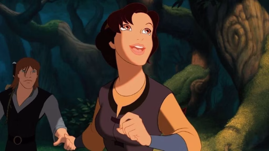Kayley and Garett traveling through the forest - Quest for Camelot