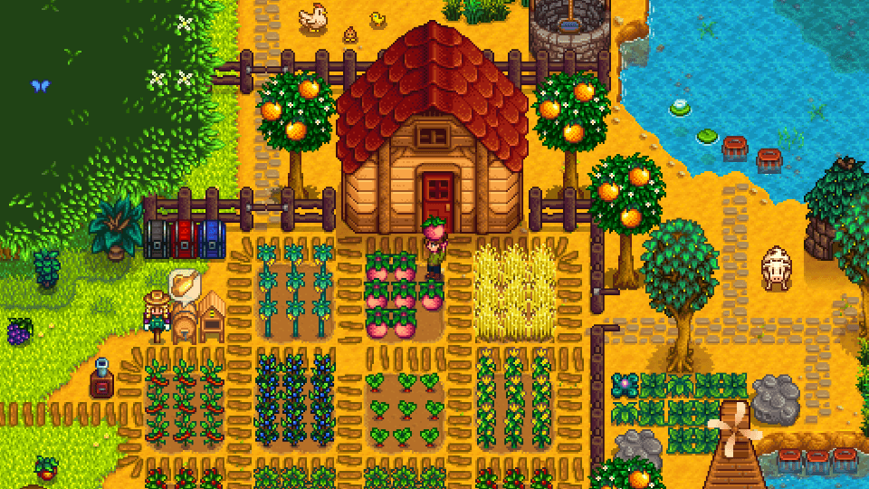 Stardew Valley - a simple farm layout - Cosy Games