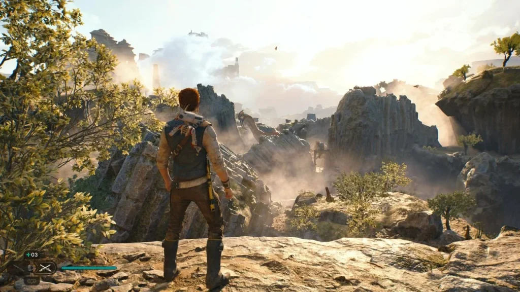 Cal Kestis arriving on the planet of Koboh - Star Wars Jedi: Survivor