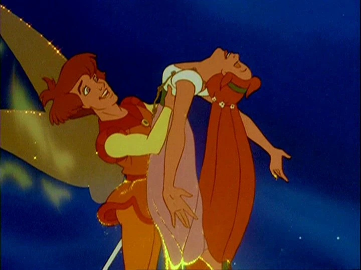 Thumbelina - two fairies dance  - 90s Movies