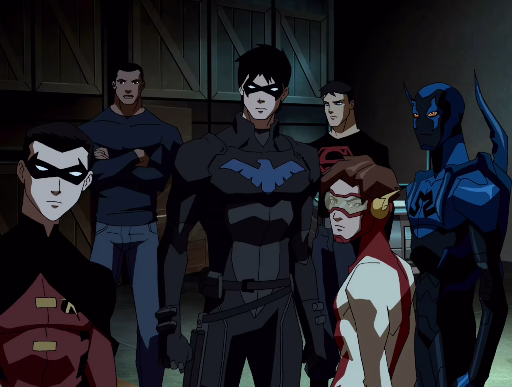 Young Justice team during season 2