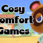 cosy game thumbnail featuring tom nook from animal crossing