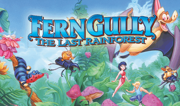 FernGully The Last Rainforest thumbnail with logo and cover art