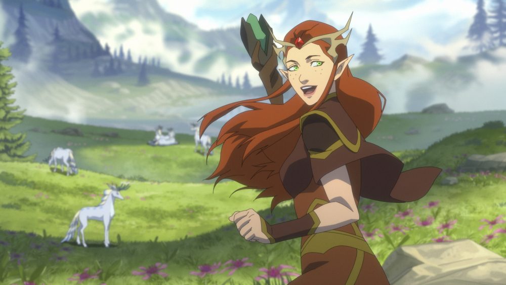 Keyleth looking very happy - The Legend of Vox Machina