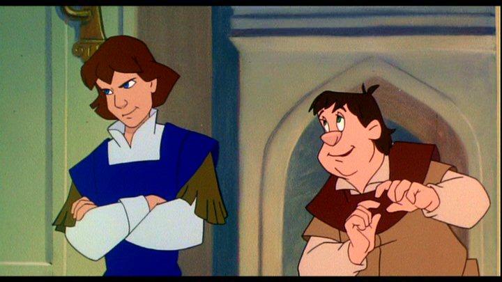 A young teen Derek and his friend Brom