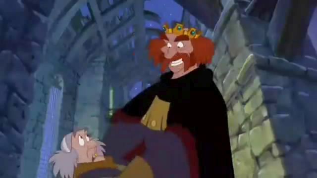 The evil sorcerer Rothbart and his assistant Bridget - The Swan Princess