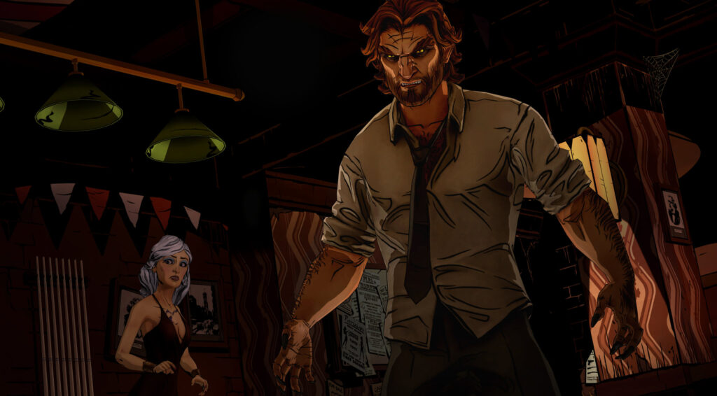 Bigby slowly going wolf due to anger - - The Wolf Among Us