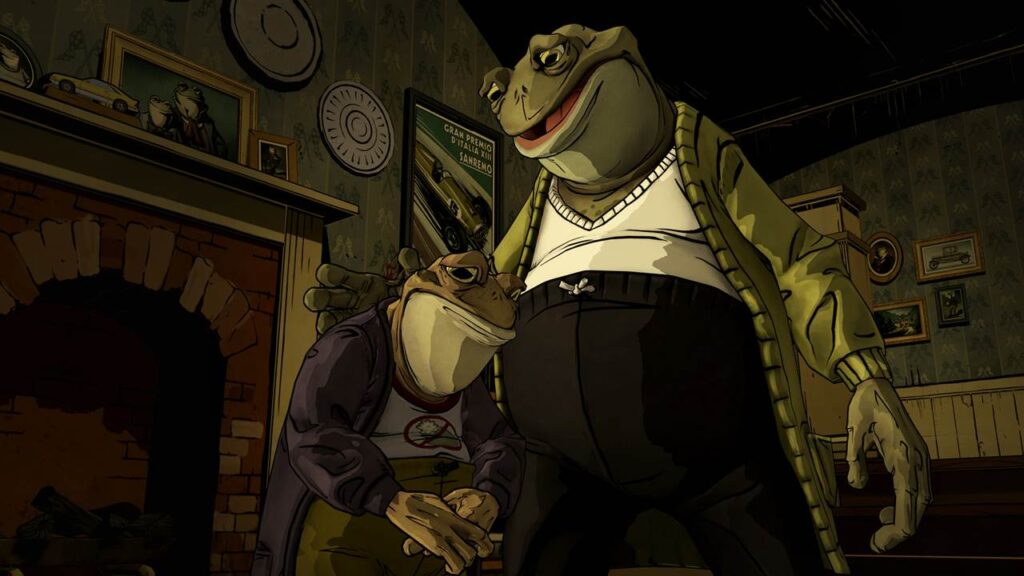 Mr. Toad with his son TJ - The Wolf Among Us