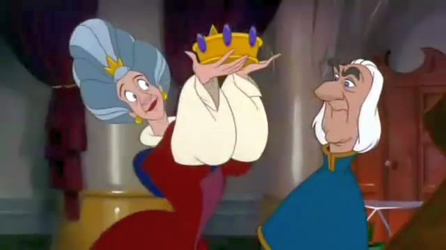 Derek's mother Ubertha and right-hand man Rogers - The Swan Princess