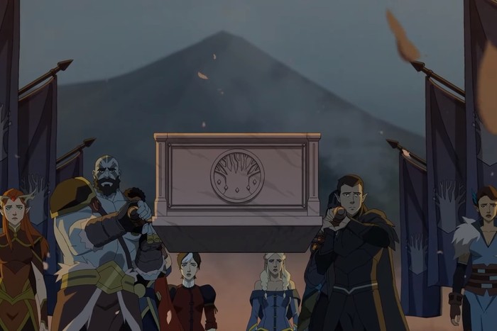 A very sad moment for Vox Machina and friends - The Legend of Vox Machina