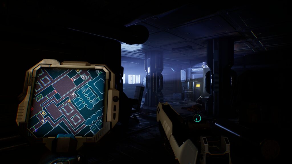 Species: Unknown - the player is in the ship navagating using the portable map and wielding a shotgun