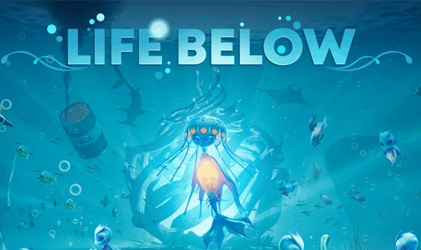 Life Below thumbnail featuring the logo and a jellyfish like creature