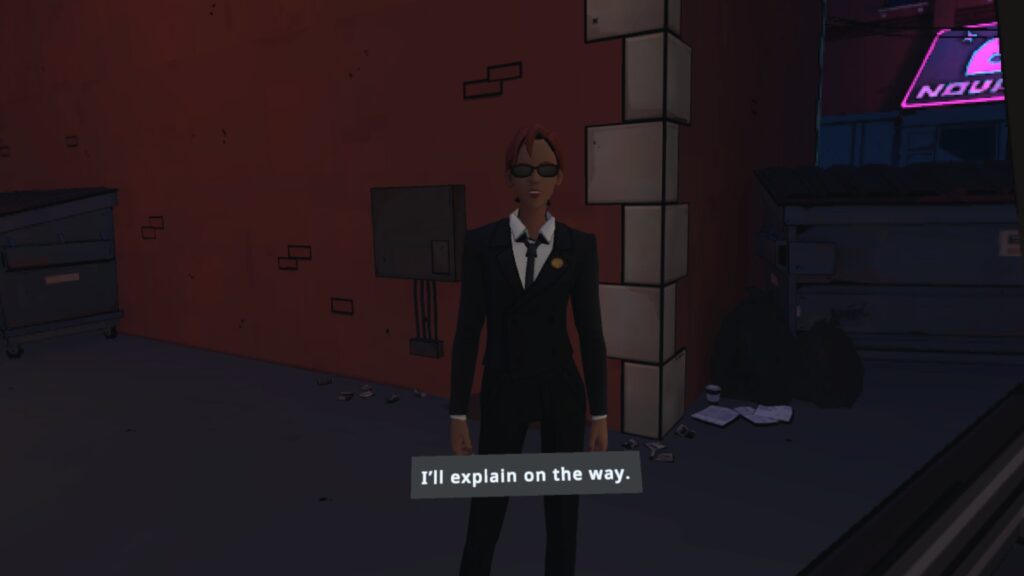 An agent waits to show you the way - Men In Black Most Wanted