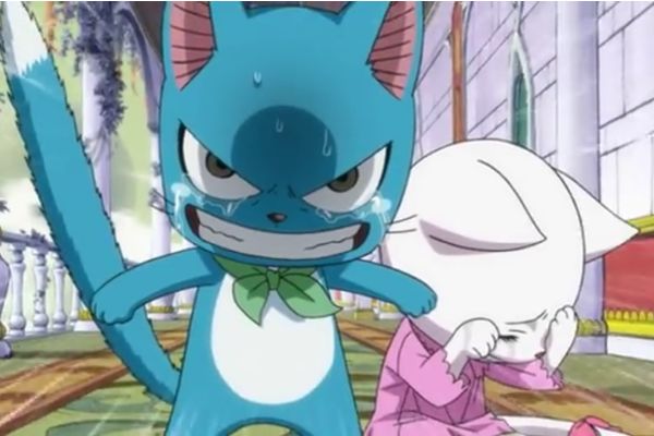 Happy protecting Carla - Fairy Tail