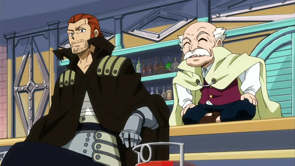 Gildarts with Master Makarov - Fairy Tail
