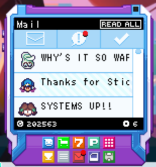 Berserk B.I.T.S - A view of the berserk bits mail 