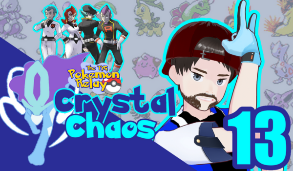 pokemon relay crystal chaos episode 13 thumbnail with scruff