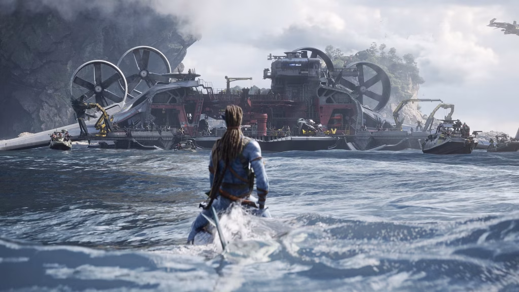 Jake Sully moving towards the RDA Ship - Avatar: The Way of Water