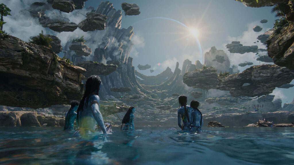The children going to the soul tree of the Metkayina people - Avatar: The Way of Water