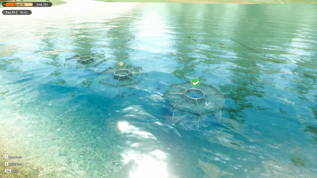 Ranch Farm & Store Simulator - setting the traps so you can catch fish