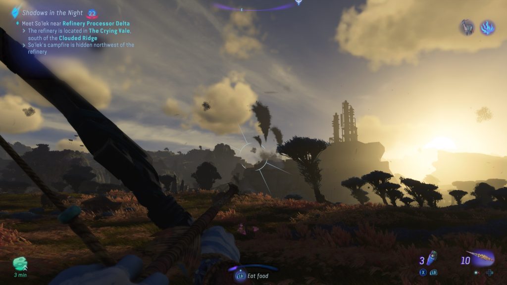Gameplay view of the Heart of the Plains - The Sky Breaker