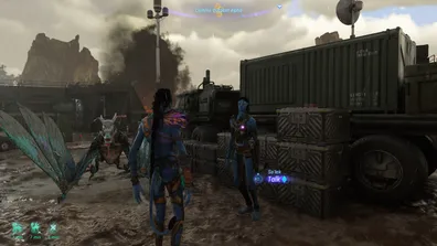Gameplay view of you talking with So'lek - The Sky Breaker
