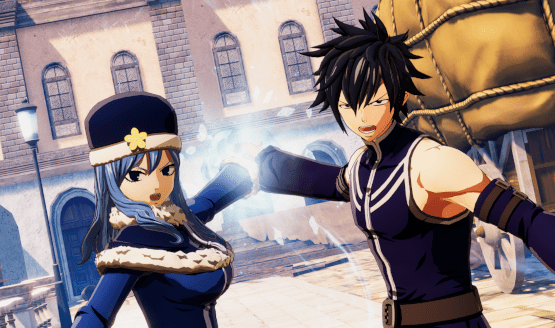 Juvia and Gray joint attack - Fairy Tail