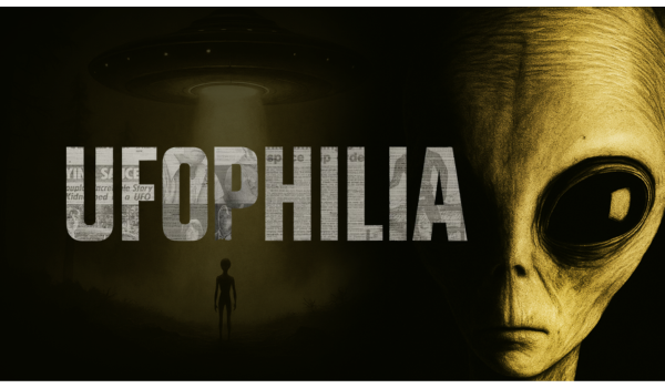 ufophila thumbnail with a logo and an alienhead