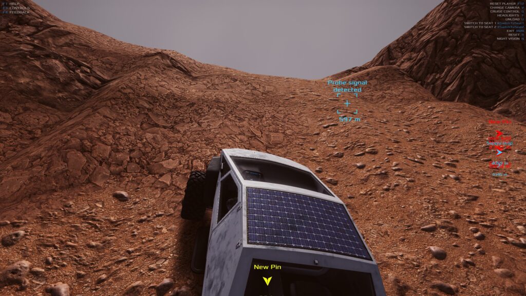 Occupy Mars - cruising on mars in the car