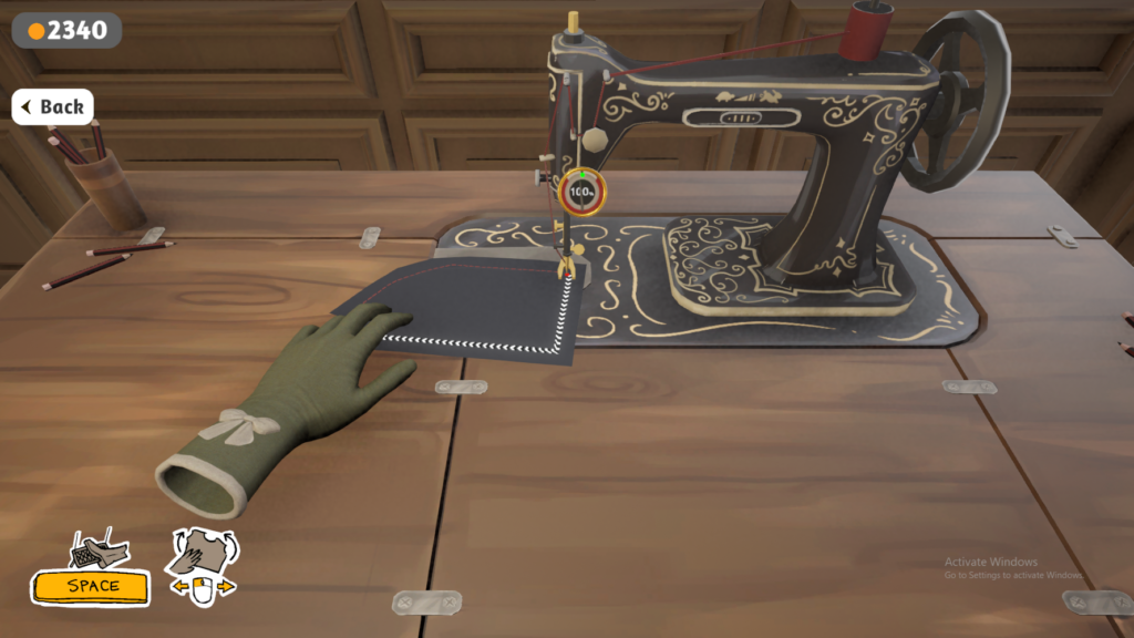 Dressmaker - Sewing machine, sewing pattern