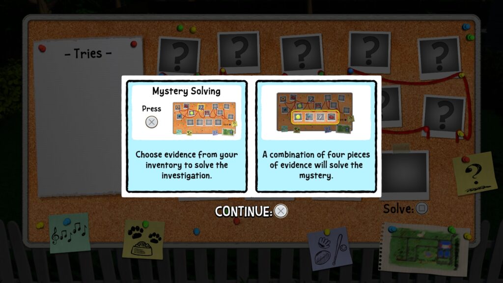 Snoopy & The Great Mystery Club: A look at the mini-game for solving the mystery