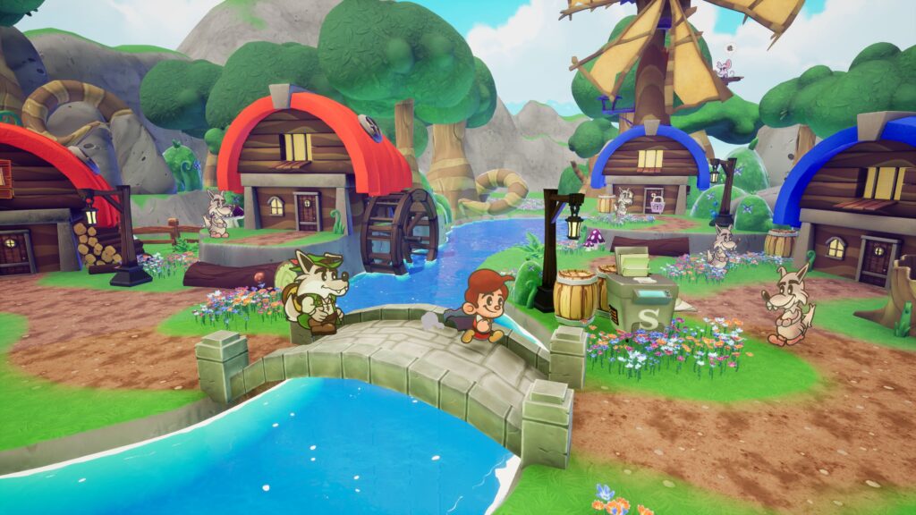 Escape from Ever After - Flynt and Wolfgang explore the Wolf village