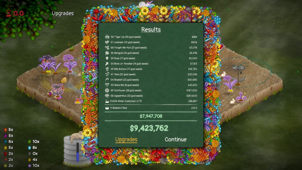  Petal by Petal  - a look at the results page with lots of flowers around the border