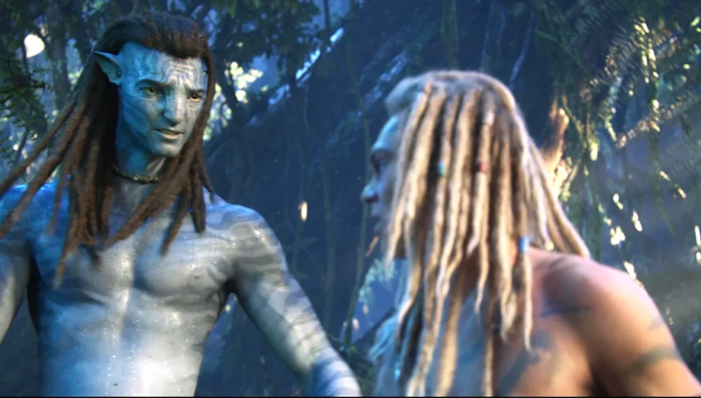 Jake and Spider in the forest - Avatar  Fire and Ash