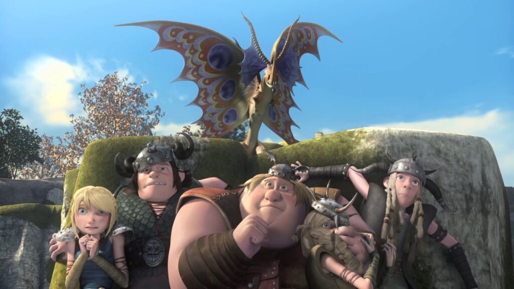 The Dragon Riders hiding from a new dragon called Death Song - Race to the Edge