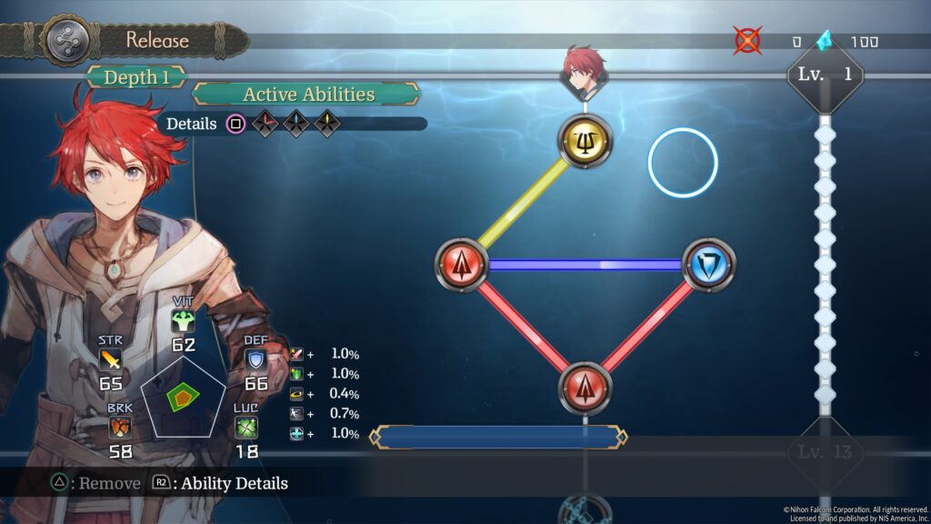 Ys X: Proud Nordics - the start of the mana veins tree