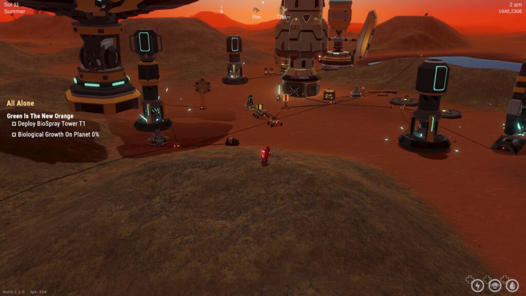 Blossom: The Seed of Life - Blossom overlooks their base, multple drills are working
