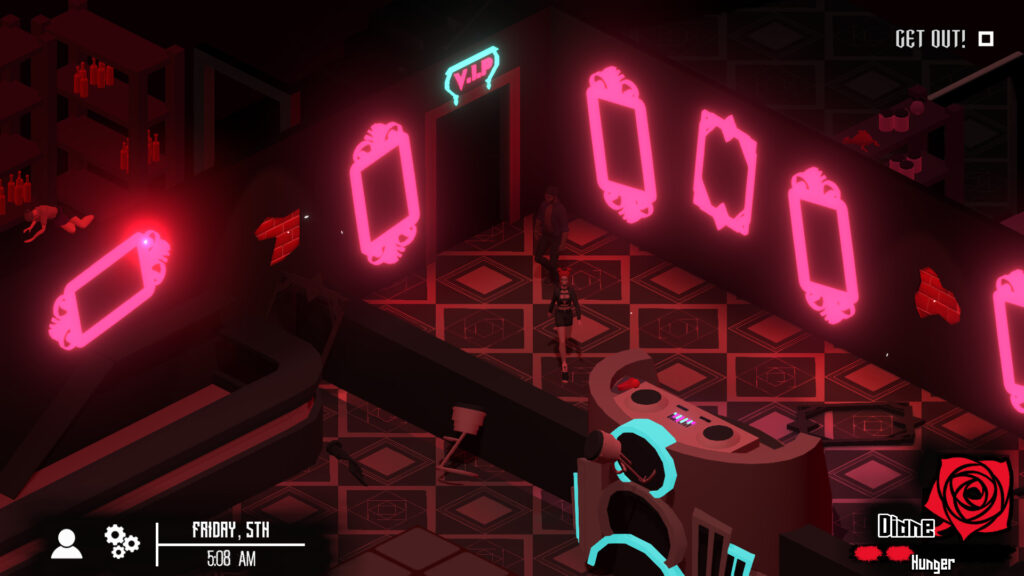 Vampire the Masquerade Heartless Lullaby - Diane explores the DJ booth