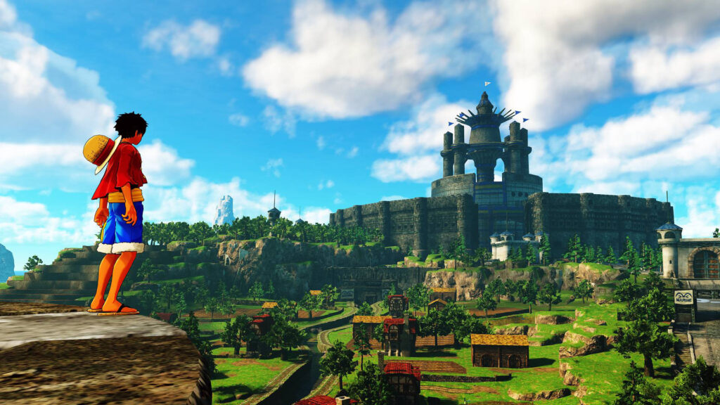 Luffy overseeing the landscape - One Piece: World Seeker
