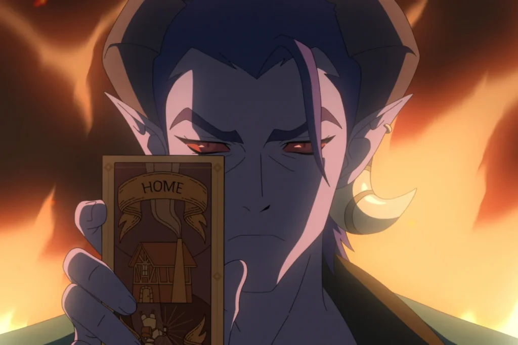 Mollymauk "Molly" Tealeaf, a fortune teller and apprentice-ringmaster of The Fletching and Moondrop Traveling Carnival of Curiosities - The Mighty Nein