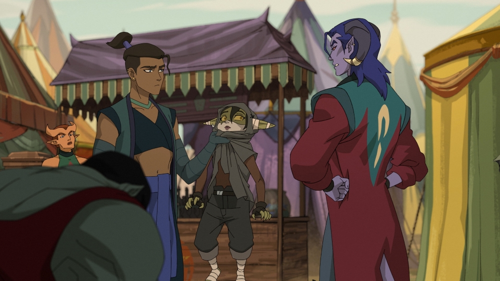 Left to right
Beau, Nott and Molly at the carnival - The Mighty Nein