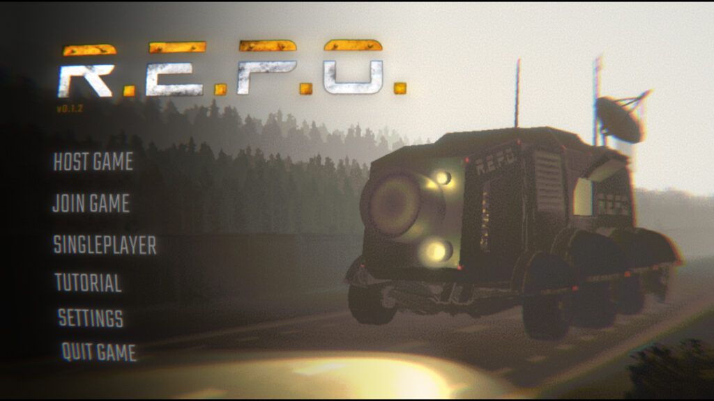 Main game menu - R.E.P.O.