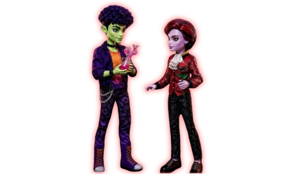 monster high dolls keiran valentine and spelldon cauldronello